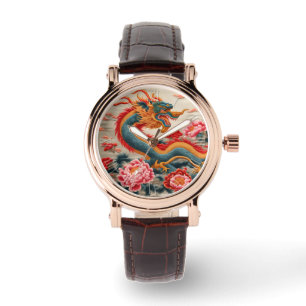 Chinees Nieuwjaar Dragon Zodiac Verjaardag Horloge