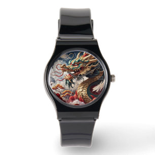 Chinees Nieuwjaar Dragon Zodiac Verjaardag Horloge
