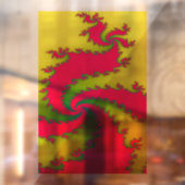 Chinees nieuwjaar drakenfractal raamsticker (Vel 2)
