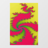 Chinees nieuwjaar drakenfractal raamsticker (Vel)