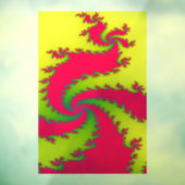 Chinees nieuwjaar drakenfractal raamsticker (Vel 3)