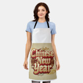 Chinees Nieuwjaar Festival Schort (Gedragen)