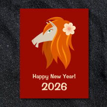 Chinees Nieuwjaar Fire Horse 2026 Zodiac