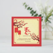 Chinees Nieuwjaar Kaarten (Staand voorkant)
