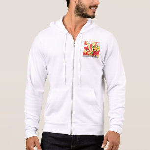 Chinees Nieuwjaar Kinderen Leeuwendans en Lantaarn Hoodie