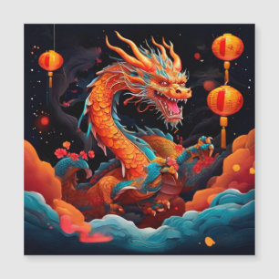 Chinees Nieuwjaar kleurrijke draak