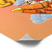 Chinees nieuwjaar konijn poster (Hoek)