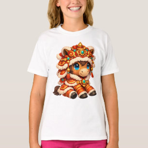 Chinees Nieuwjaar Paard 2026 Zodiac T-shirt