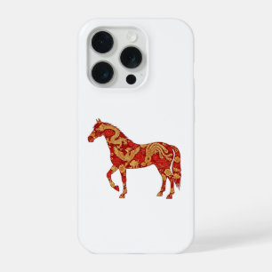 Chinees Nieuwjaar Paard met Draak Phoenix iPhone 15 Pro Hoesje