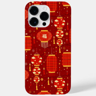 Chinees Nieuwjaar Red Lucky Red Lanterns Case-Mate iPhone 14 Pro Max Hoesje