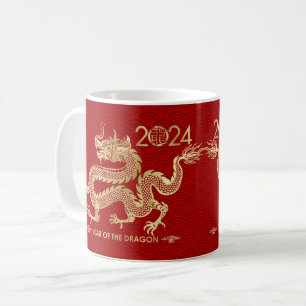 Chinees Nieuwjaar van de Draak 2024 Koffiemok