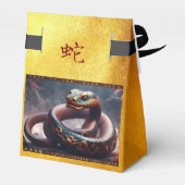 Chinees Nieuwjaar van de Slang 2025 Hout TFB2 Bedankdoosjes (Achterkant)