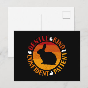 Chinees Nieuwjaar van het Konijn Kenmerken Briefkaart