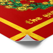 Chinees nieuwjaar van het konijn poster (Hoek)