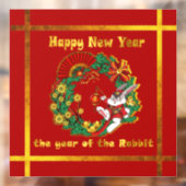 Chinees nieuwjaar van het konijn raamsticker (Vel 2)