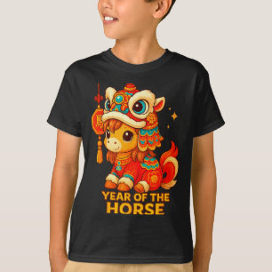 Chinees Nieuwjaar van het Paard 2026 Maan Nieuwjaa T-shirt
