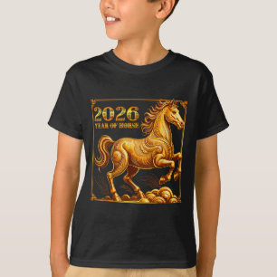 Chinees Nieuwjaar van het Paard Chinese Dierenriem T-shirt