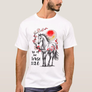 Chinees Nieuwjaar van het Paard T-shirt