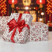 Chinees Nieuwjaar van het Vuur Paard 2026 Cadeaupapier