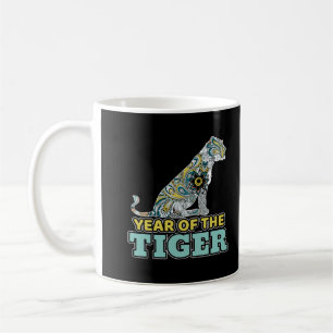 Chinees Nieuwjaar - Zodiac White Tiger Koffiemok