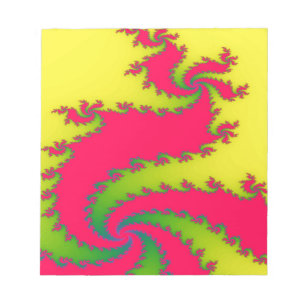 Chinees nieuwjaars drakenfractaal Notitieblok
