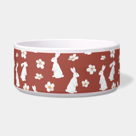 Chinees nieuwjaarskonijnenpatroon voerbakje