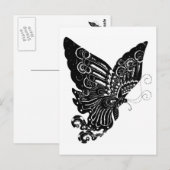 Chinees ontwerp van snijvlinder - Briefkaart (Voorkant / Achterkant)