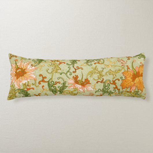  Chinees Ornament Jones Flowers Lichaamskussen (Voorkant)