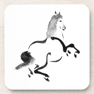Chinees paard Bier Onderzetter