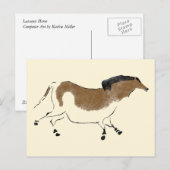 Chinees paard briefkaart (Voorkant / Achterkant)