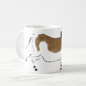 Chinees paard koffiemok (Voorkant links)