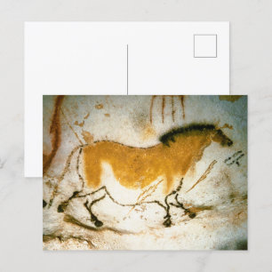 Chinees paard, Lascaux Prehistorische grotschilder Briefkaart