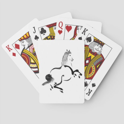  Chinees paard Pokerkaarten (Achterkant)