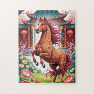 Chinees paardenjaar  legpuzzel