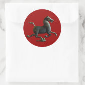 Chinees Paardenjaar Zodiac Verjaardag Ronde Sticke Sticker (Tas)