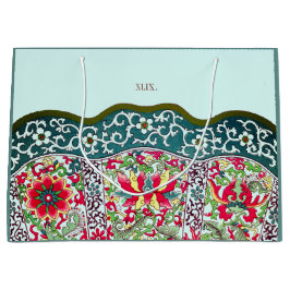 CHINEES PATROON AANGEPASTE GESCHENKTAS GROOT CADEAUZAKJE