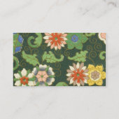 Chinees Patroonpatroon  Cloisonne Visitekaartje (Achterkant)