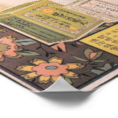  Chinees Poster en vrouw duiken op (Hoek)