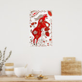 Chinees Poster voor schapenoorts (Keuken)