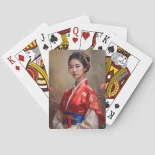Chinees Prinses Portret Pokerkaarten