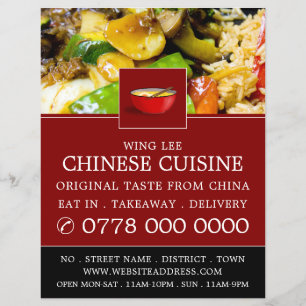 Chinees restaurant Adverteren Flyer