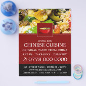 Chinees restaurant Adverteren Flyer (Enkel)
