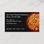 Chinees restaurant Fine Cuisine Visitekaartje (Voorkant)