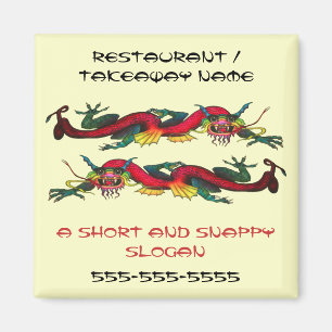 Chinees restaurant/Takeaway fridge magnet Magneet