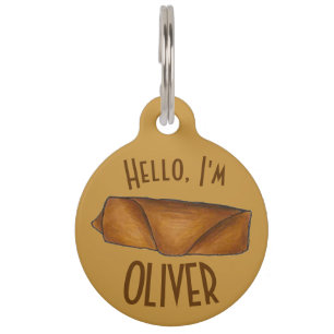 Chinees restaurant voor voedingseieren huisdierpenning