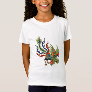 Chinees rijk Tattoo Peacock T-shirt