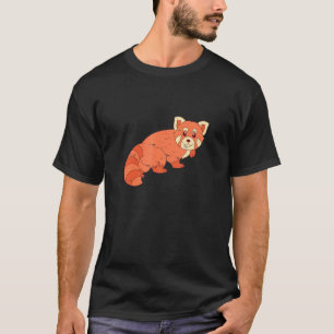 Chinees Rode Panda Wildlife Forest Animal China Ro T-shirt