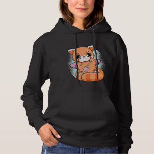 Chinees Rood Panda met Speelgoed Magic Wand Cute C Hoodie