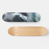 Chinees schilderij van een waterval skateboard (Horizontaal)