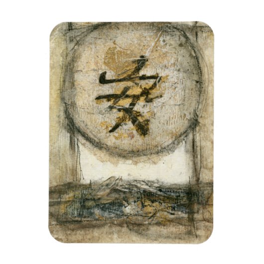 Chinees schilderij van Mauro Magneet (Verticaal)